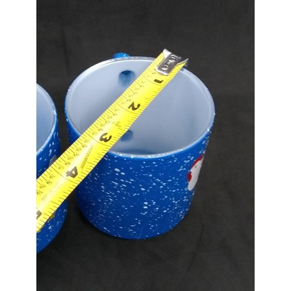 Set of 2 France blue speckled chicken goose mugs - Picture 11 of 12